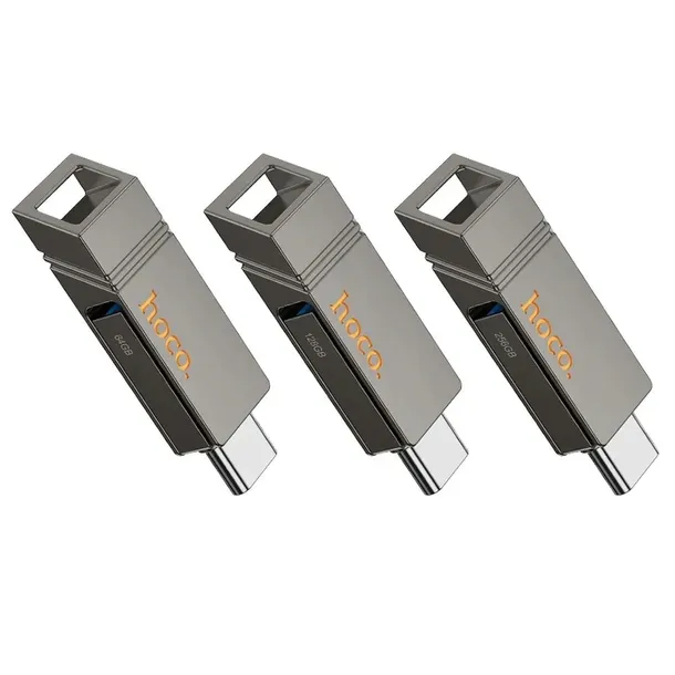 2-x-hoco-pendrive-usb-a-usb-c-usb-c-ud14-64gb-usb3-2-pojemnosc-64-gb