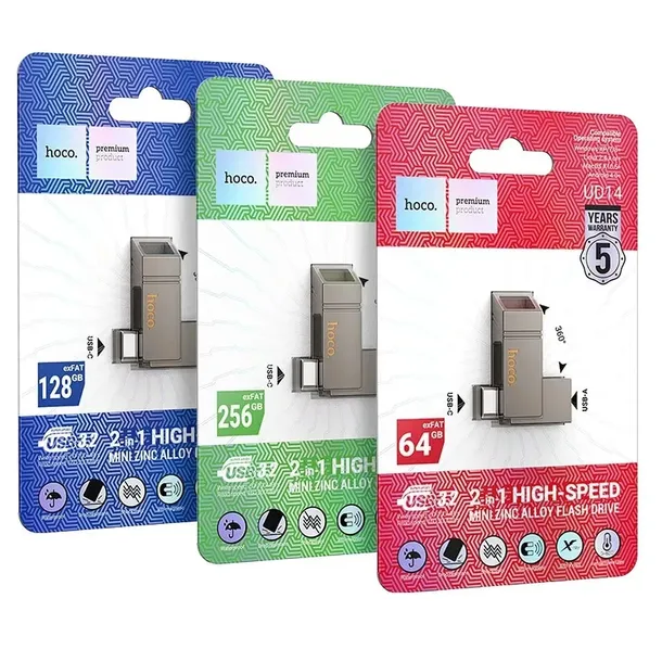 2-x-hoco-pendrive-usb-a-usb-c-usb-c-ud14-64gb-usb3-2-marka-hoco