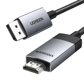 2-x-kabel-ugreen-dp119-displayport-do-hdmi-4k-60hz-3m-czarny