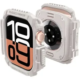 2-x-pasek-spigen-rugged-armor-na-apple-watch-10-46mm-bezowy