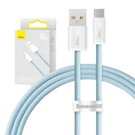 2-x-kabel-usb-do-usb-c-baseus-dynamic-series-100w-1m-niebieski