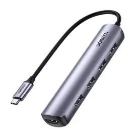 2-x-hub-usb-c-ugreen-cm417-4x-usb-3-0-hdmi-4k-5gbps-do-laptopa