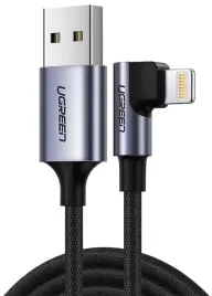 2-x-kabel-usb-do-lightning-katowy-ugreen-us299-mfi-1m-czarny