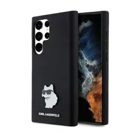 karl-lagerfeld-silicone-choupette-metal-pin-etui-samsung-galaxy-s24-ultra