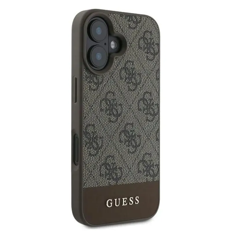 guess-4g-bottom-stripe-etui-iphone-16-plus-brazowy-guess