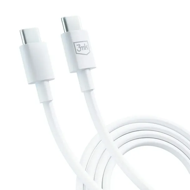 2-x-kabel-3mk-hyper-cable-usb-c-usb-c-100w-1-2m-bialy-waga-z-opakowaniem-0-15-kg