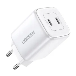 ladowarka-ugreen-nexode-45w-2xusb-c-pd-gan-do-laptopa-i-telefonu-biala