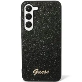 guess-futeral-do-samsung-s24-ultra-guhcs24lhggshk-glitter-script-czarny