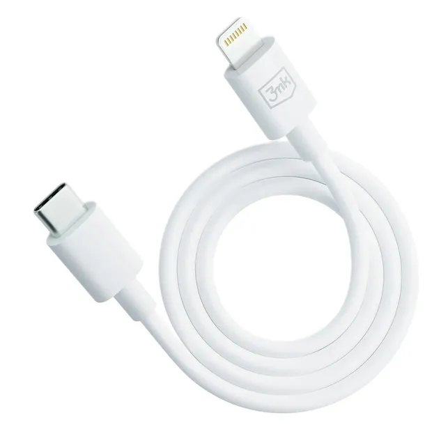 kabel-3mk-hyper-cable-usb-c-lightning-20w-1-2m-bialy-dlugosc-przewodu-1-m