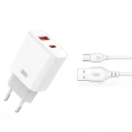 ladowarka-xo-ce12-20w-pd-qc-3-0-kabel-usb-microusb-biala