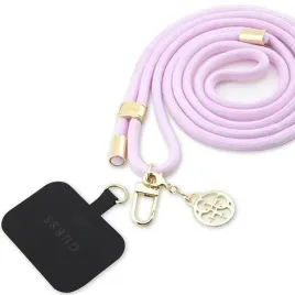 uniwersalny-pasek-do-telefonu-guess-cbdy-cord-liliowy-nylon-4g-metal-charm