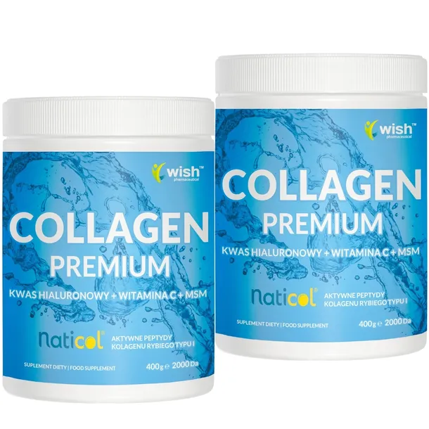 KOLAGEN Naturalny PREMIUM 10 000mg Wspiera Skórę Stawy HA MSM WIT C 800g