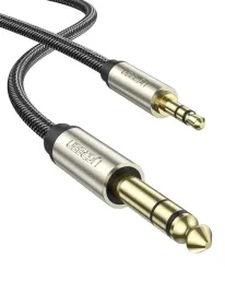 kabel-audio-ugreen-av127-jack-3-5mm-do-6-35mm-1m-szary