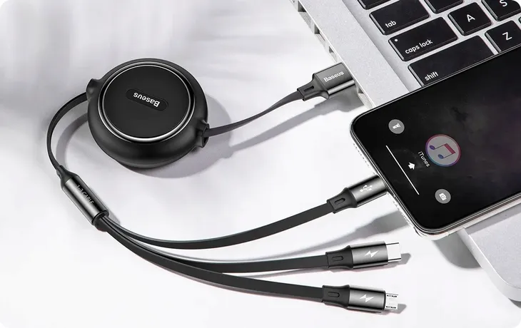 baseus-kabel-zwijany-3w1-usb-a-do-micro-usb-lightning-typ-c-35a-camlt-kolor-czarny