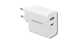 qoltec-ladowarka-sieciowa-45w-5-20v-2-4-3a-usb-typ-c-pd-usb-3-0-biala