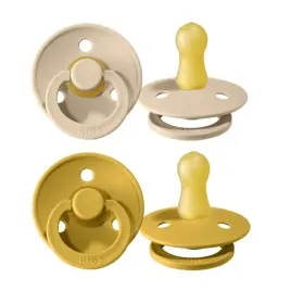 bibs-smoczek-kauczukowy-2pack-s-vanilla-mustard-0