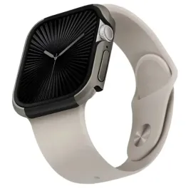 uniq-etui-valencia-apple-watch-series-46mm-srebrny-titanium-silver