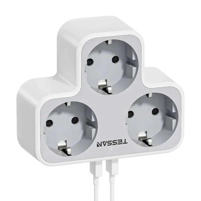 gniazdko-scienne-tessan-ts-331-3xac-2xusb-ladowarka-sieciowa-stan-nowy