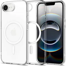 2-x-etui-spigen-liquid-crystal-mag-magsafe-na-iphone-16e-przezroczyste