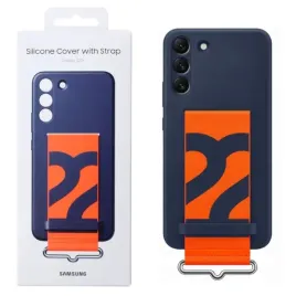 etui-silikonowe-samsung-galaxy-s22-granatowe-z-paskiem