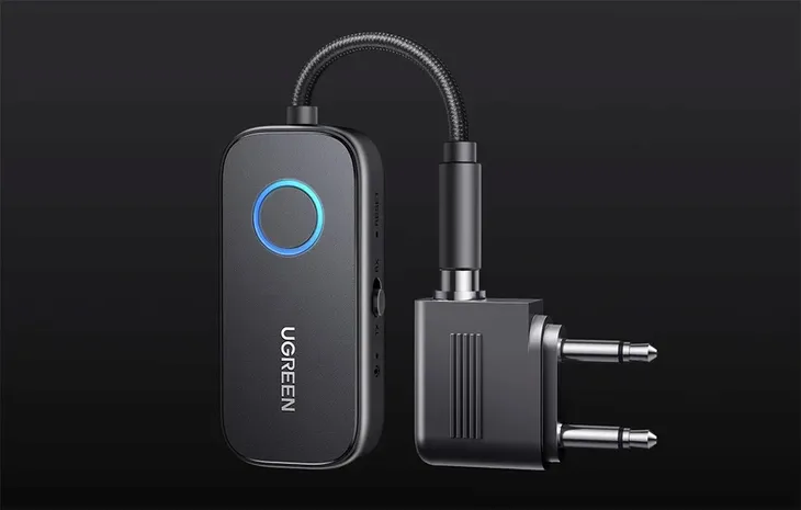 adapter-bluetooth-5-3-ugreen-cm671-tx-rx-mini-jack-3-5mm-do-samolotu-kod-producenta-35222a