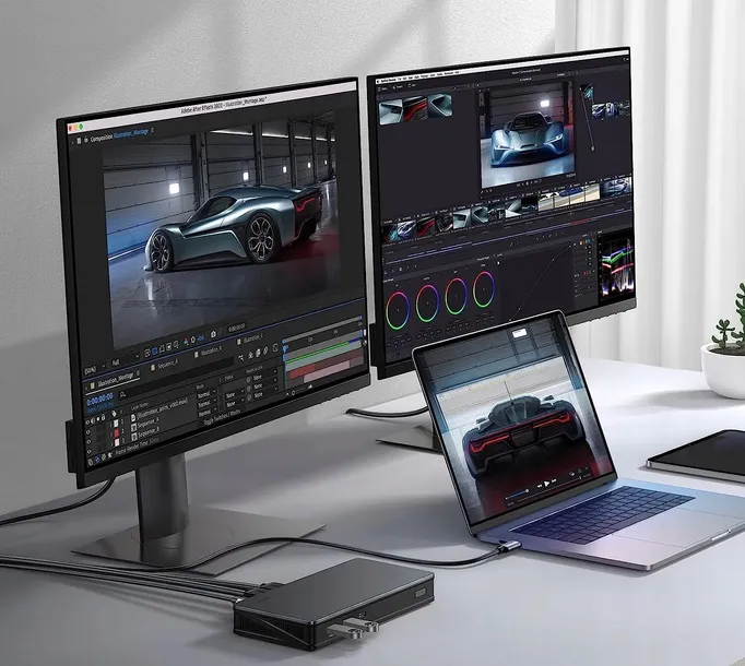 adapter-hub-ugreen-cm615-usb-c-do-2x-usb-a-1x-usb-waga-z-opakowaniem-0-5-kg-stan-nowy