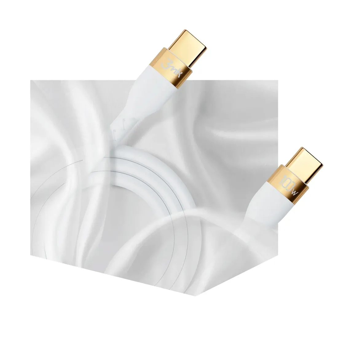 kabel-3mk-hyper-silicone-cable-usb-c-usb-c-100w-2m-bialy