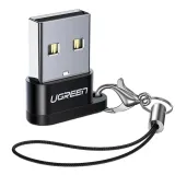 adapter-ugreen-usb-c-do-usb-a-2-0-480mbps-3a-czarny