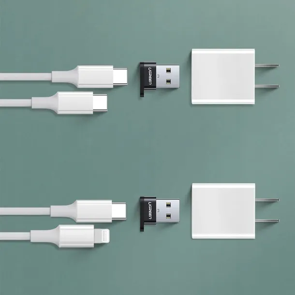 adapter-ugreen-usb-c-do-usb-a-2-0-480mbps-3a-czarny-certyfikat-ce-stan-nowy