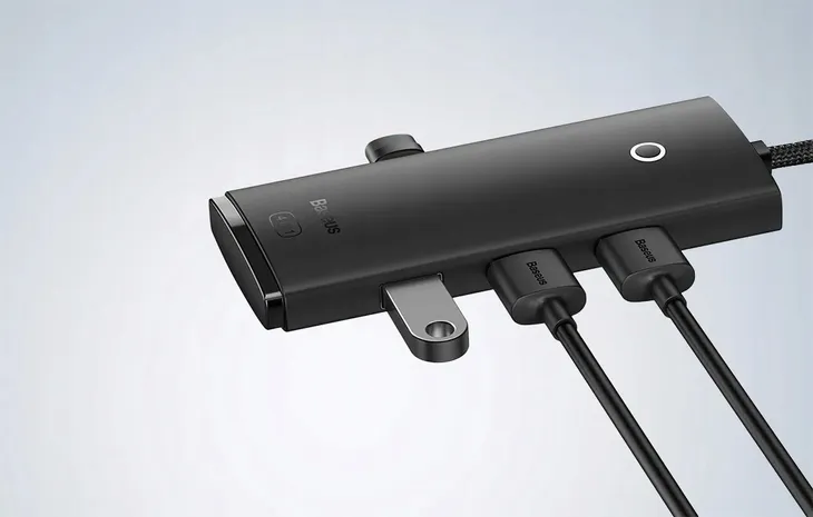 hub-usb-baseus-lite-4x-usb-3-0-usb-c-5gbps-do-laptopa-czarny-stan-nowy-typ-portow-usb-c