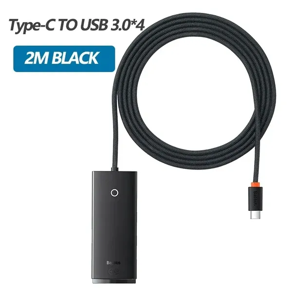hub-usb-baseus-lite-4x-usb-3-0-usb-c-5gbps-do-laptopa-czarny-waga-z-opakowaniem-0-2-kg-kod-producenta-wkqx030401
