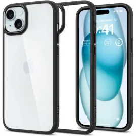 etui-spigen-ultra-hybrid-do-iphone-15-plus-czarne-matowe