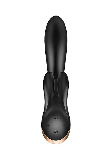 wibrator-satisfyer-double-flex-rabbit-aplikacja-punkt-g-czarny