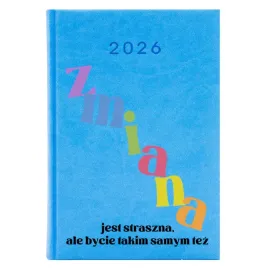 kalendarz-2026-a5-blekitny-terminarz-dla-przyjaciolki-zmiana-jest-straszna