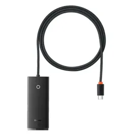 hub-4w1-baseus-lite-series-usb-c-do-4x-usb-3-0-usb-c-1m-czarny