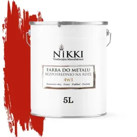 farba-do-metalu-prosto-na-rdze-ocynk-4w1-kolor-czerwony-ral-3020-mat-5l