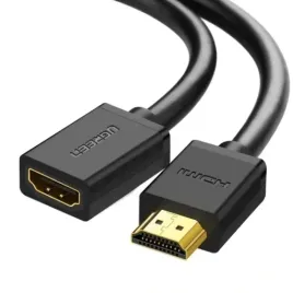 2-x-kabel-hdmi-ugreen-hd107-przedluzacz-0-5m-4k-do-tv-full-hd-czarny