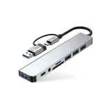 adapter-tech-protect-hb06-hub-adapter-8w1-typ-c-usb2-0-usb3-0-sd-tf-stan-nowy