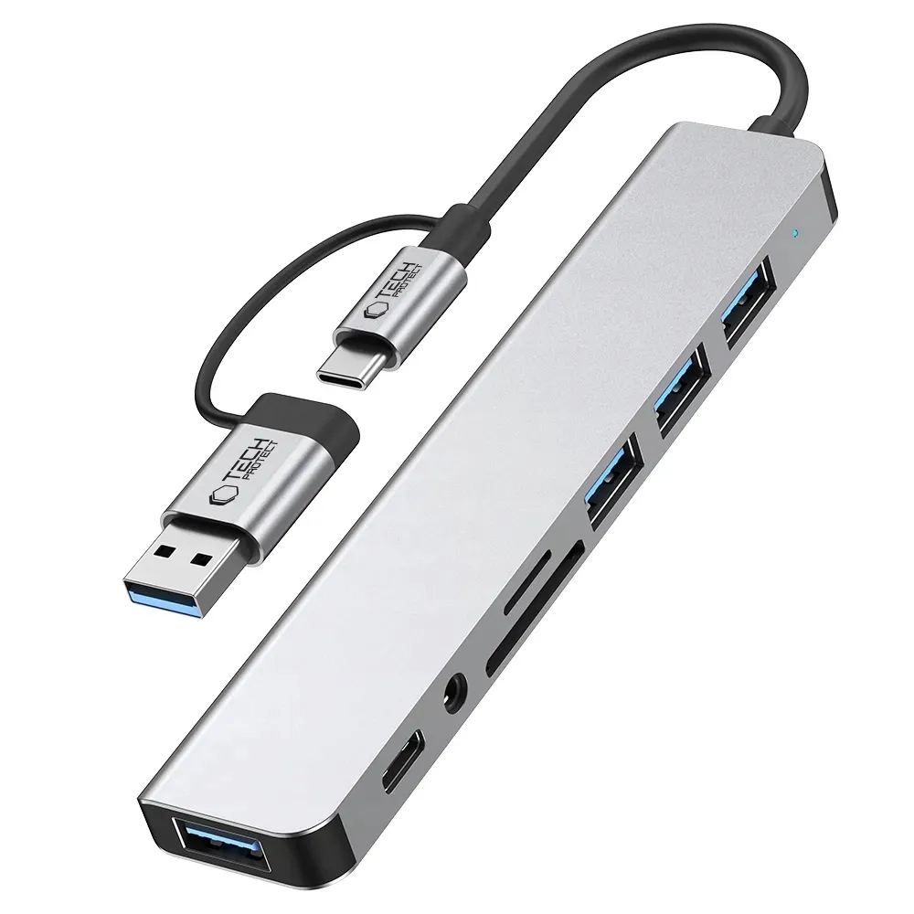 adapter-tech-protect-hb06-hub-adapter-8w1-typ-c-usb2-0-usb3-0-sd-tf