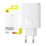 ladowarka-gan-baseus-cube-pro-65w-2x-usb-c-usb-a-biala
