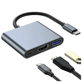 adapter-przejsciowka-hub-3w1-usb-c-na-hdmi-usb-a-usb-c-4k-60hz-alogy-szary