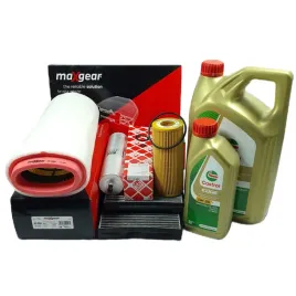 4-filtry-maxgear-febi-6l-oleju-castrol-5w30-bmw-5-e60-e61-2-0-d-m47