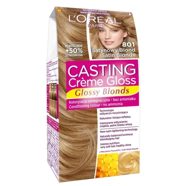 loreal-casting-farba-801-satynowy-blond-stan-nowy