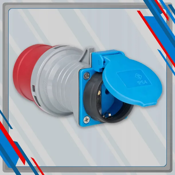adapter-400v-16a-230v-cee-gniazdo-230v-ip44-stan-nowy