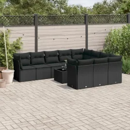 vidaxl-11-cz-zestaw-wypoczynkowy-do-ogrodu-poduszki-czarny-rattan-pe