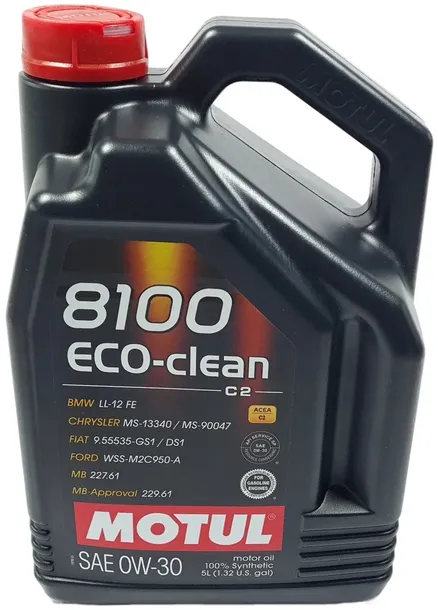 OLEJ SILNIKOWY MOTUL 8100 ECO-CLEAN C2 0W30 5L
