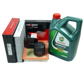 filtry-maxgear-4l-oleju-castrol-5w30-ford-fiesta-v-fusion-1-25-1-4-1-6-16v