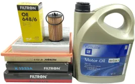 3-filtry-filtron-5l-oleju-gm-5w30-opel-astra-j-1-4-16v