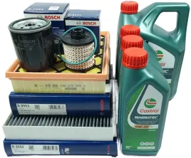 4-filtry-bosch-7l-oleju-castrol-0w30-galaxy-iii-mondeo-v-s-max-ii-2-0-tdci