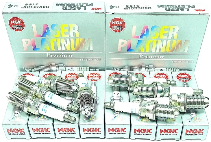 8x LASER PLATINUM NGK 3199 BMW BENZYNA V8 ŚWIECA ZAPŁONOWA BKR6EQUP
